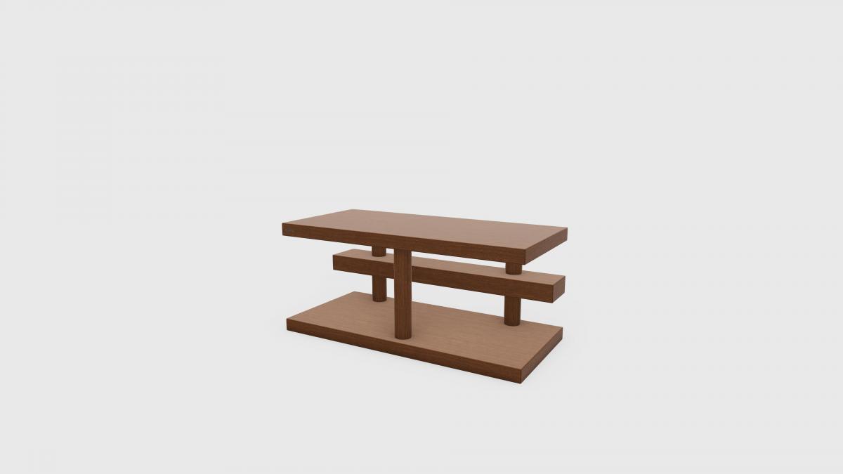 Center Table With Wooden Top Wren-141