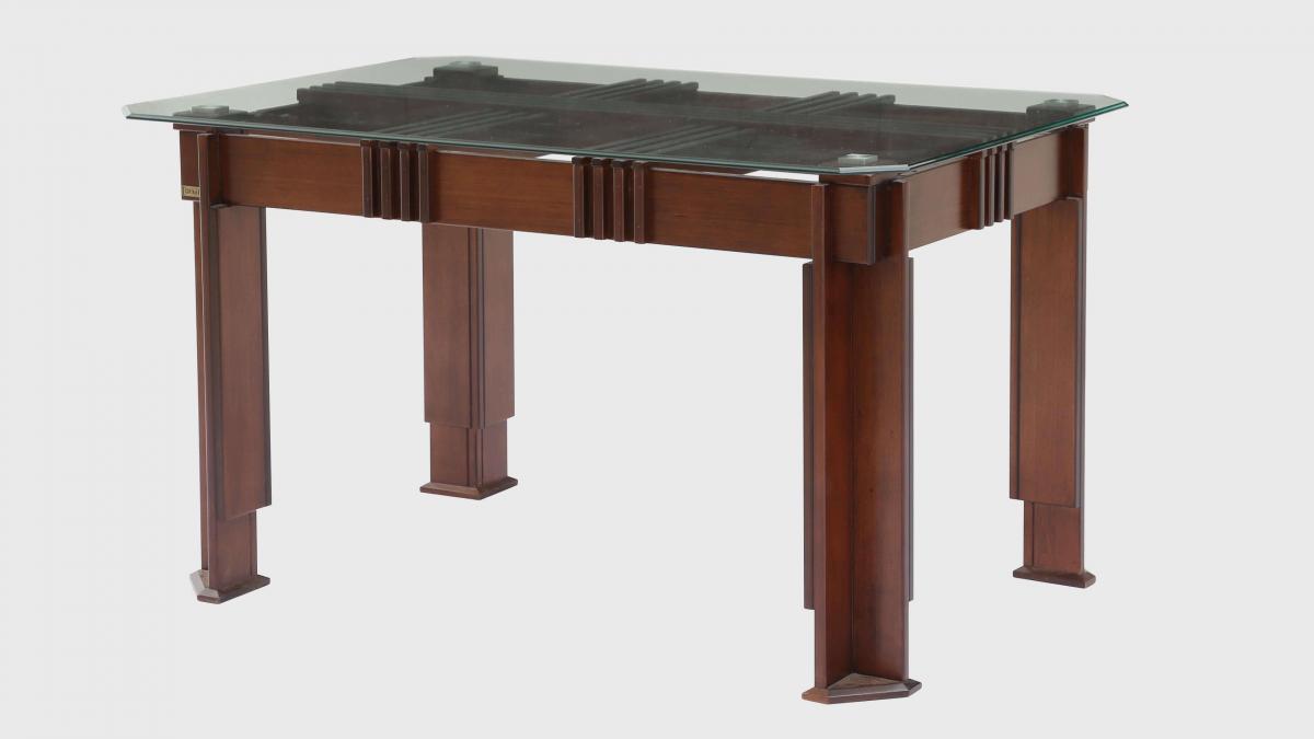 Dining Table Barberry-118 and Glass-216